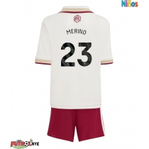 Camiseta Arsenal Mikel Merino #23 Tercera Equipación para niños 2025-26 manga corta (+ pantalones cortos)